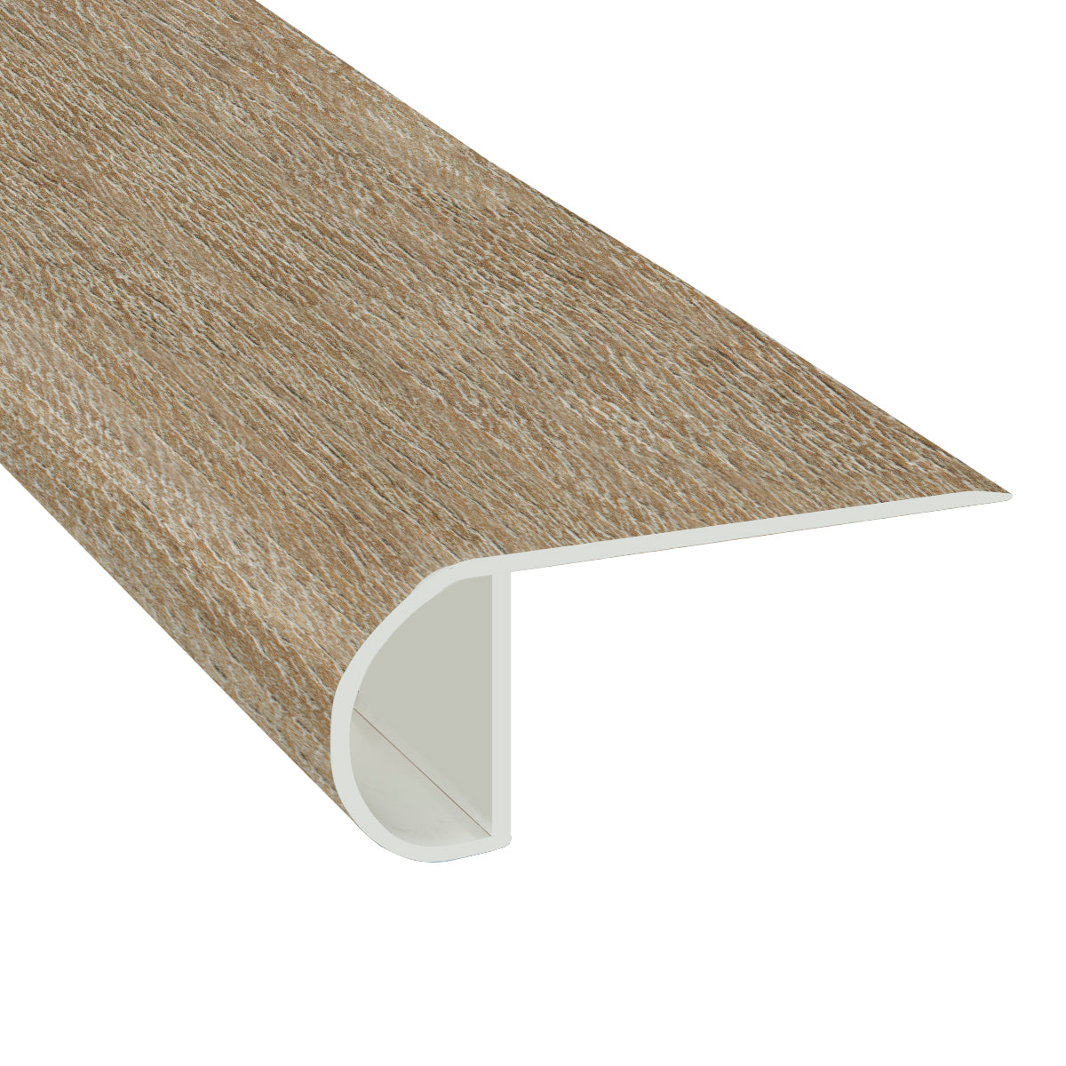 Chapel Bridge Oak Waterproof Hybrid Resilient 1in. T x 2.25 in. W x 7.5 ft. L Low Profile Stair Nose