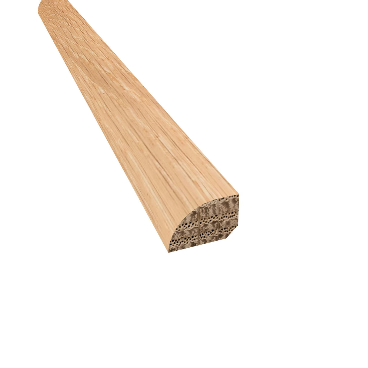 Prefinished Pearlescent Oak 3/4 in. Tall x 0.5 in. Wide x 6.5 ft. Length Shoe Molding