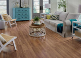 8mm Cinnabar Oak w/ pad Laminate Flooring 8.03 in. Wide x 48 in. Long