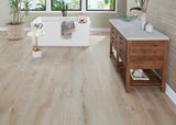 5mm w/pad Cardiff Red Oak Waterproof Rigid Vinyl Plank Flooring 6.81 in. Wide x 51 in. Long - Sample