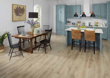12mm w/ 2mm pad Brisk Hollow Oak Water-Resistant Laminate Flooring 8.03 in. Wide x 47.64 in. Long