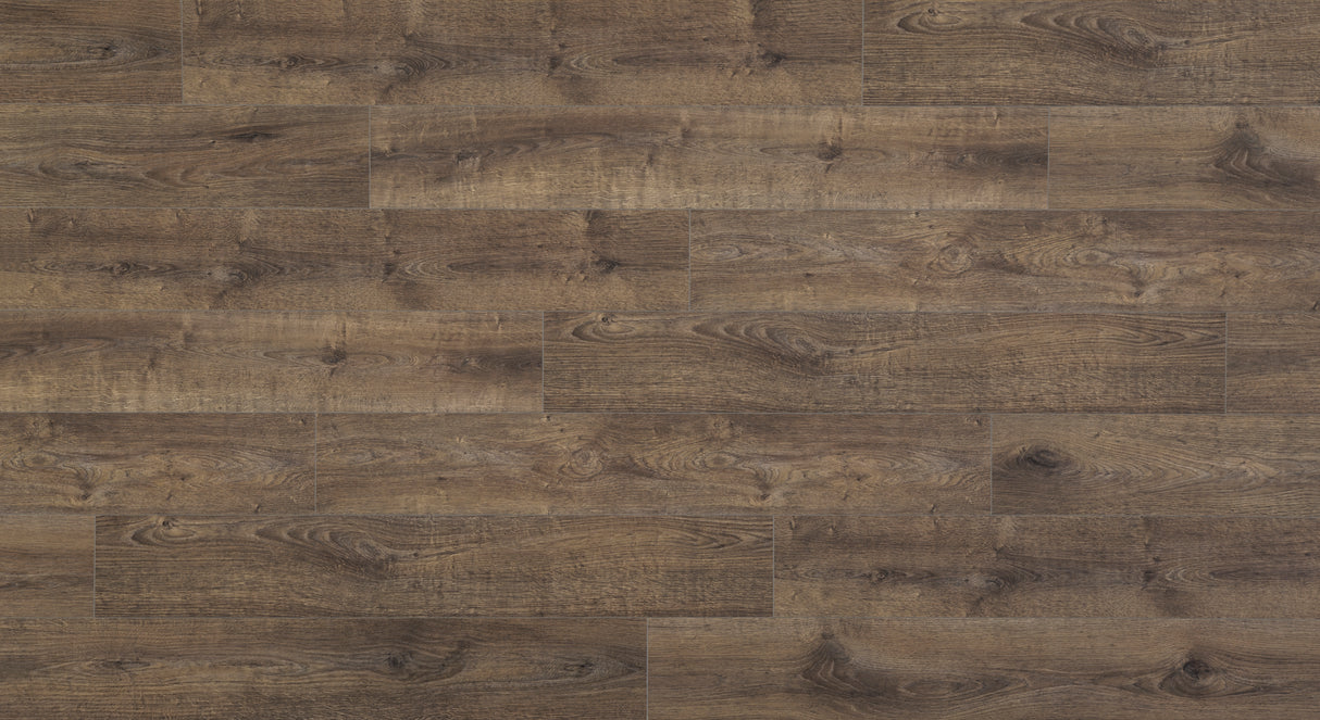 12mm Barrington Oak Water-Resistant Laminate Flooring 7.48 in. Wide x 50.6 in. Long