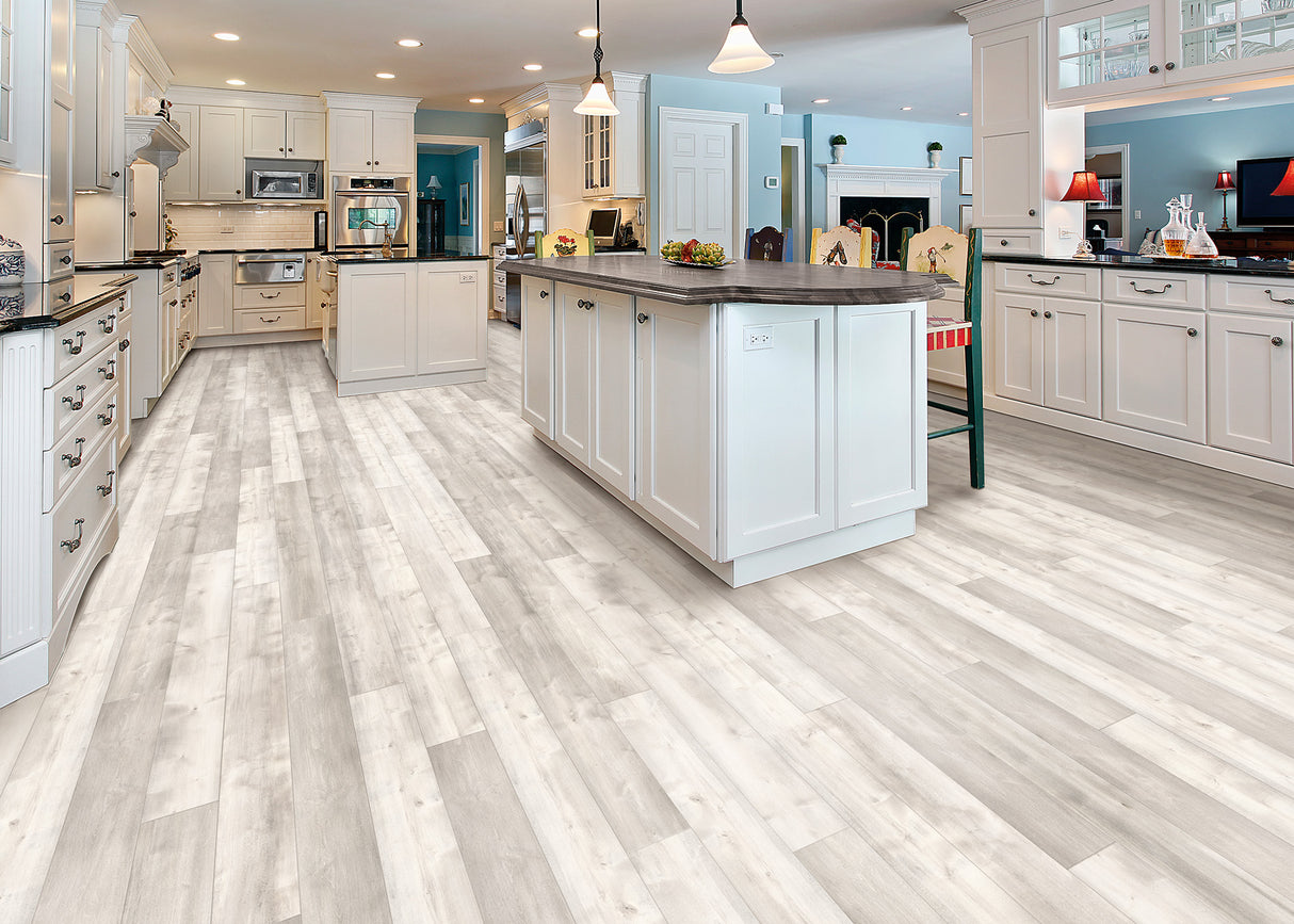 5mm w/pad Mount Washington Birch Waterproof Rigid Vinyl Plank Flooring 6.81 in. Wide x 51 in. Long