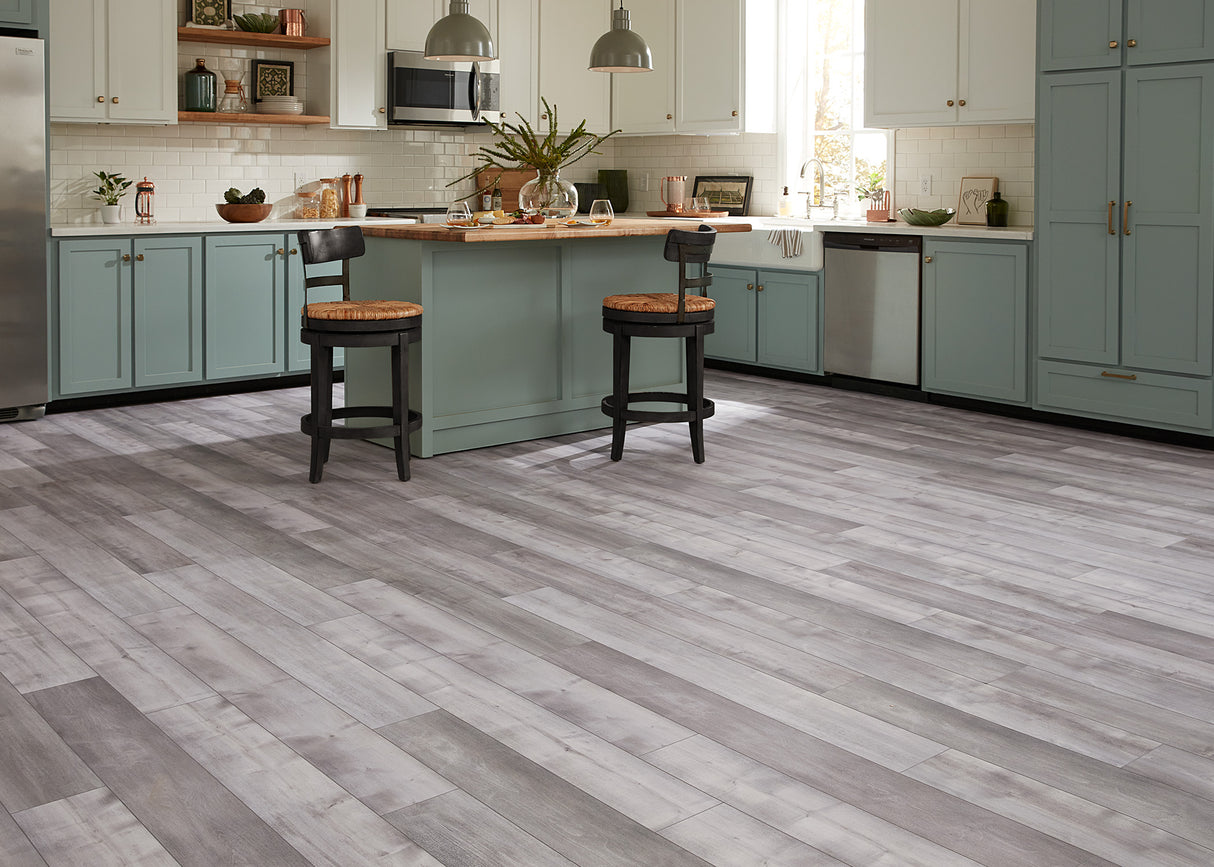 5mm w/pad Mount Washington Birch Waterproof Rigid Vinyl Plank Flooring 6.81 in. Wide x 51 in. Long