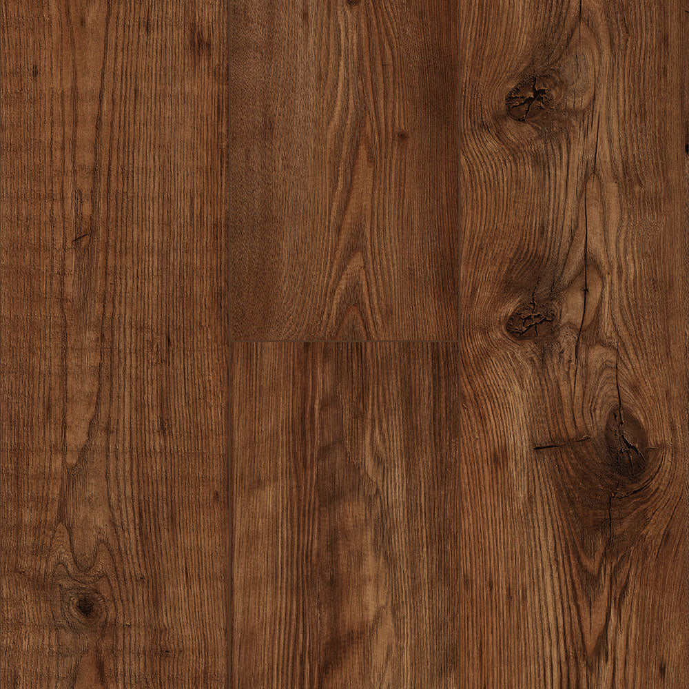 10mm Whiskey Barrel Oak w/ pad Water-Resistant Laminate Flooring 8.03 in. Wide x 48 in. Long - Sample