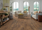 10mm Amber Crest Oak w/ pad Water-Resistant Laminate Flooring - Sample