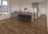 14mm w/ 2mm pad Hay Penny Oak Water-Resistant Laminate Flooring 8.03 in. Wide x 48 in. Long