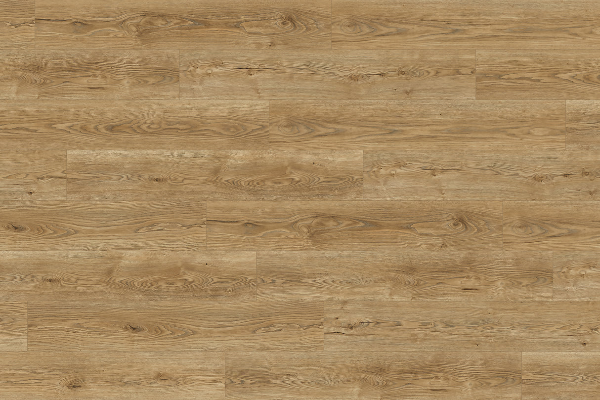 12mm Mallard Oak w/ pad Water-Resistant Laminate Flooring 8.03 in. Wide x 48 in. Long - Sample