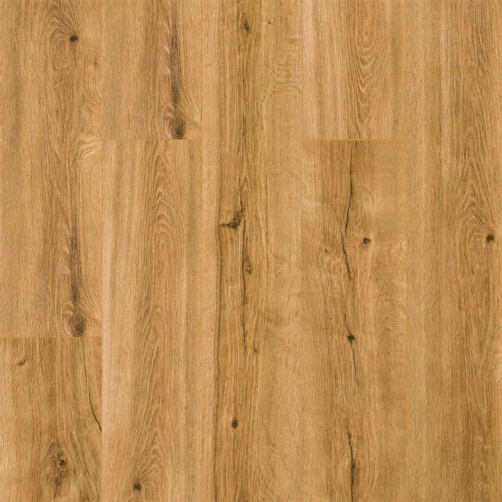 9mm w/pad Lake Worth Oak Water-Resistant Hybrid Resilient Flooring 7.56 in. Wide x 50.63 in. Long