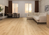 9mm w/pad Magnolia Bridge Oak Water-Resistant Hybrid Resilient Flooring 7.56 in. Wide x 50.63 in. Long