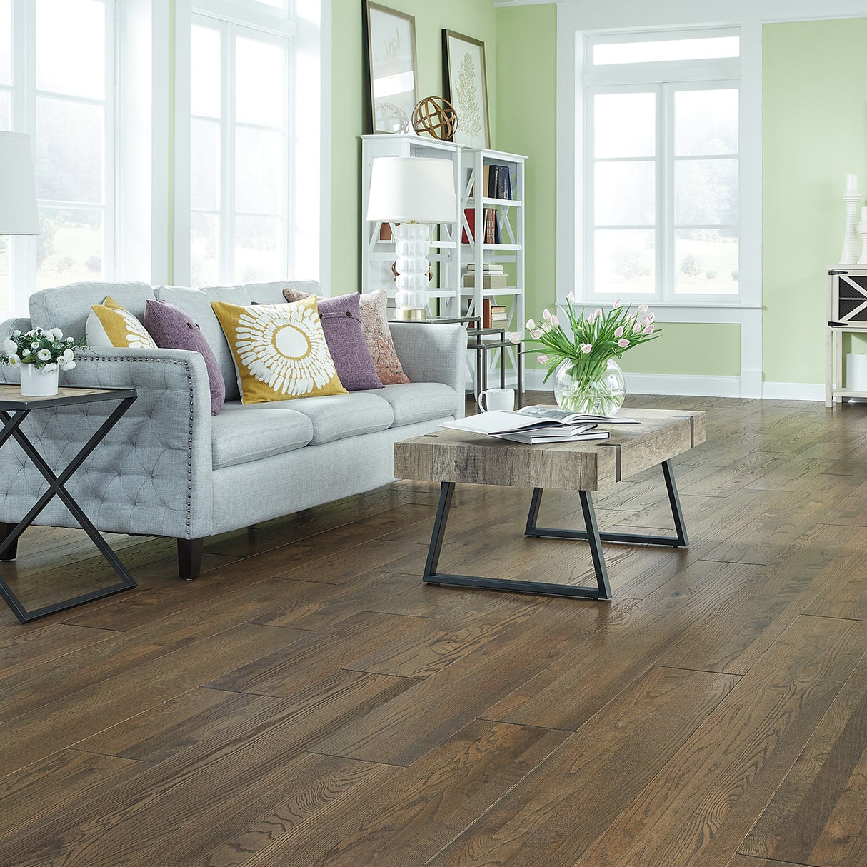 3/4 in. East Hampton Oak Prefinished Solid Hardwood Flooring 8.5 in. Wide