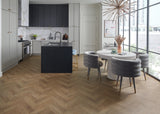 12mm Pasadena Herringbone w/ pad Water Resistant Laminate Flooring 11.56 in. Wide x 46 in. Long