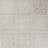 8mm Quilted Gray Tile Water-Resistant Laminate Flooring 15.52 in. Wide x 46 in. Long