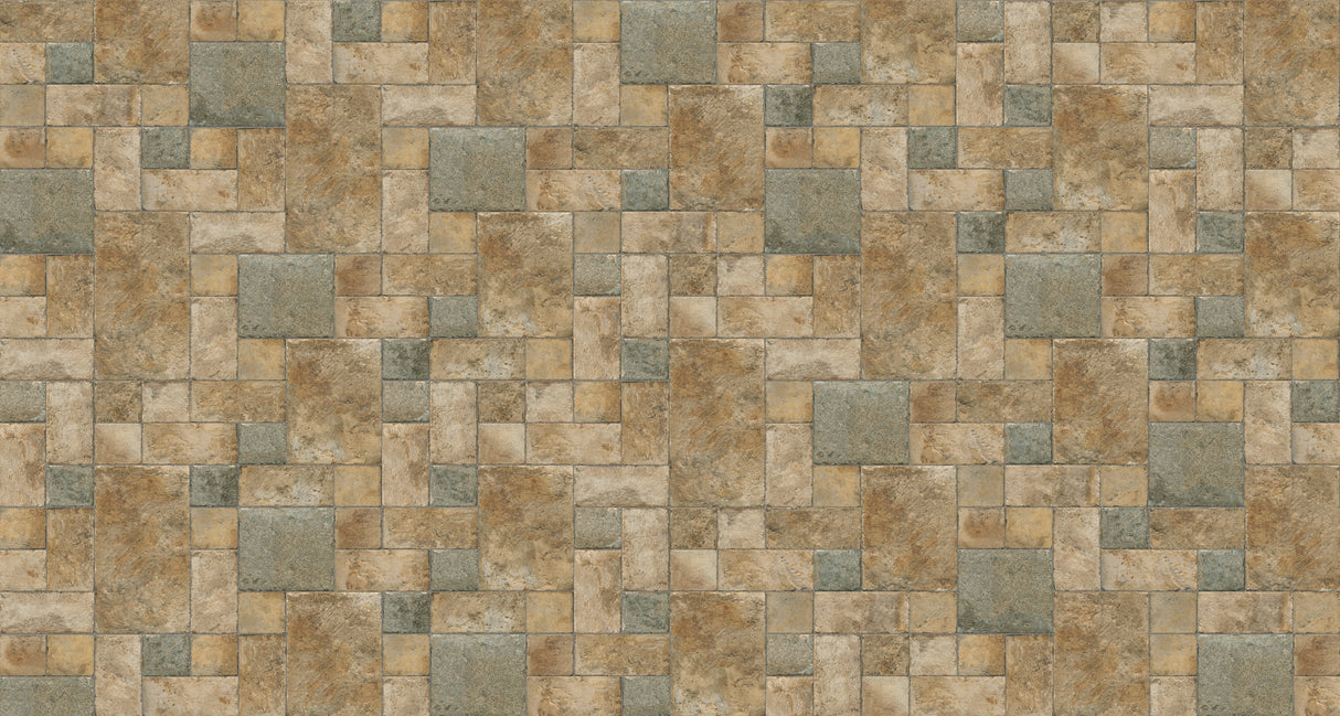 8mm Twilight Villa Stone w/ pad Water-Resistant Laminate Flooring 15.52 in. Wide x 47 in. Long - Sample