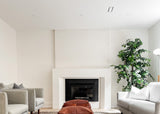 4"x10" Bead ABS Resin White Wall/Ceiling Register