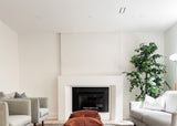 4"x10" Bead ABS Resin White Wall/Ceiling Register