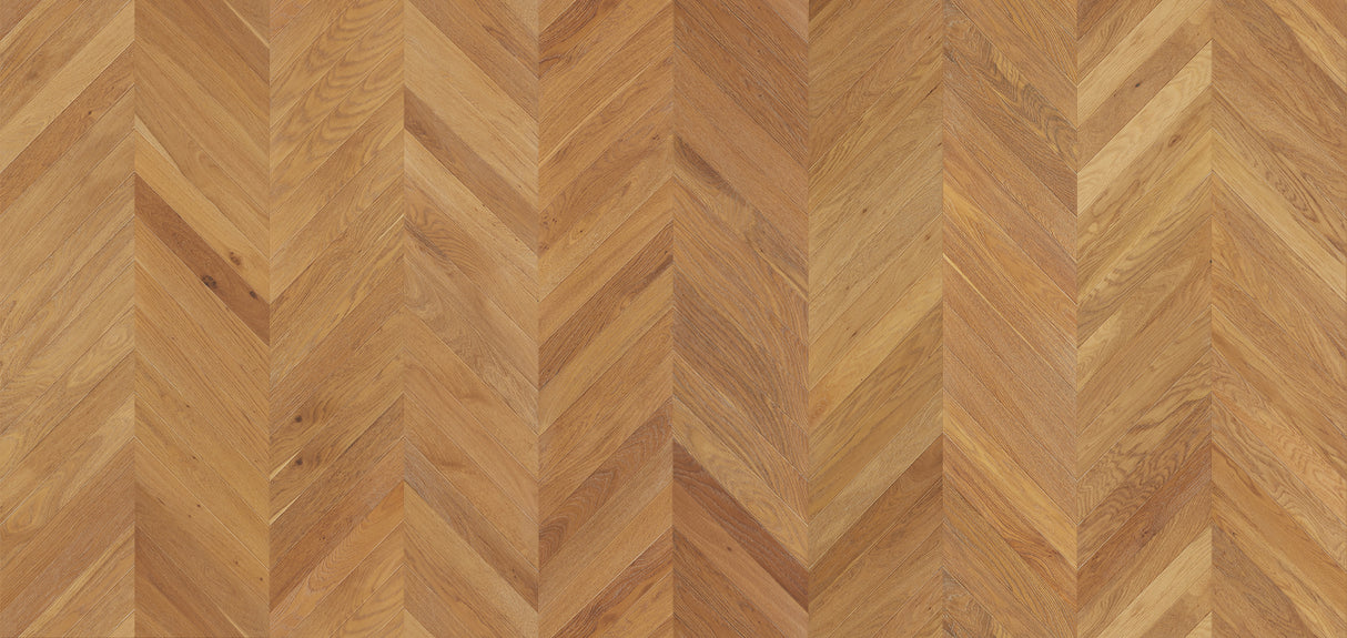 5/8 in. East Village Chevron Distressed Engineered Hardwood Flooring 11.4 in. Wide - Sample