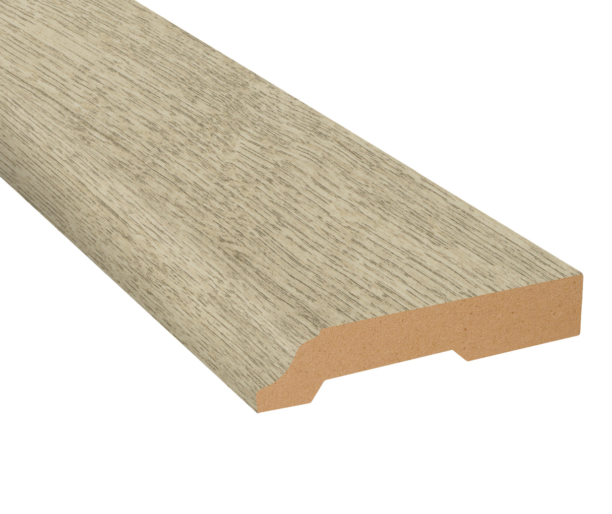 Village Frost Oak Laminate 3-1/4 in. Tall x 0.63 in. Thick x 7.5 ft. Length Baseboard