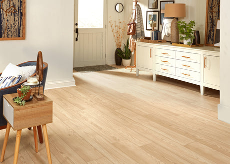 14mm w/ 2mm pad Lantern Glow Chestnut Water-Resistant Laminate Flooring 7.48 in. Width x 50.6 in. Length