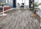 12mm w/ 2mm pad Shelter Bay Oak Water-Resistant Laminate Flooring 8.03 in. Wide x 47.64 in. Length