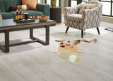 12mm Valley Crest Oak w/ pad Water-Resistant Laminate Flooring 8.03 in. Wide x 47.64 in. Length