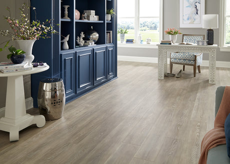 12mm Capistrano Beach Oak Water-Resistant Laminate Flooring 7.48 in. Width x 50.60 in. Length