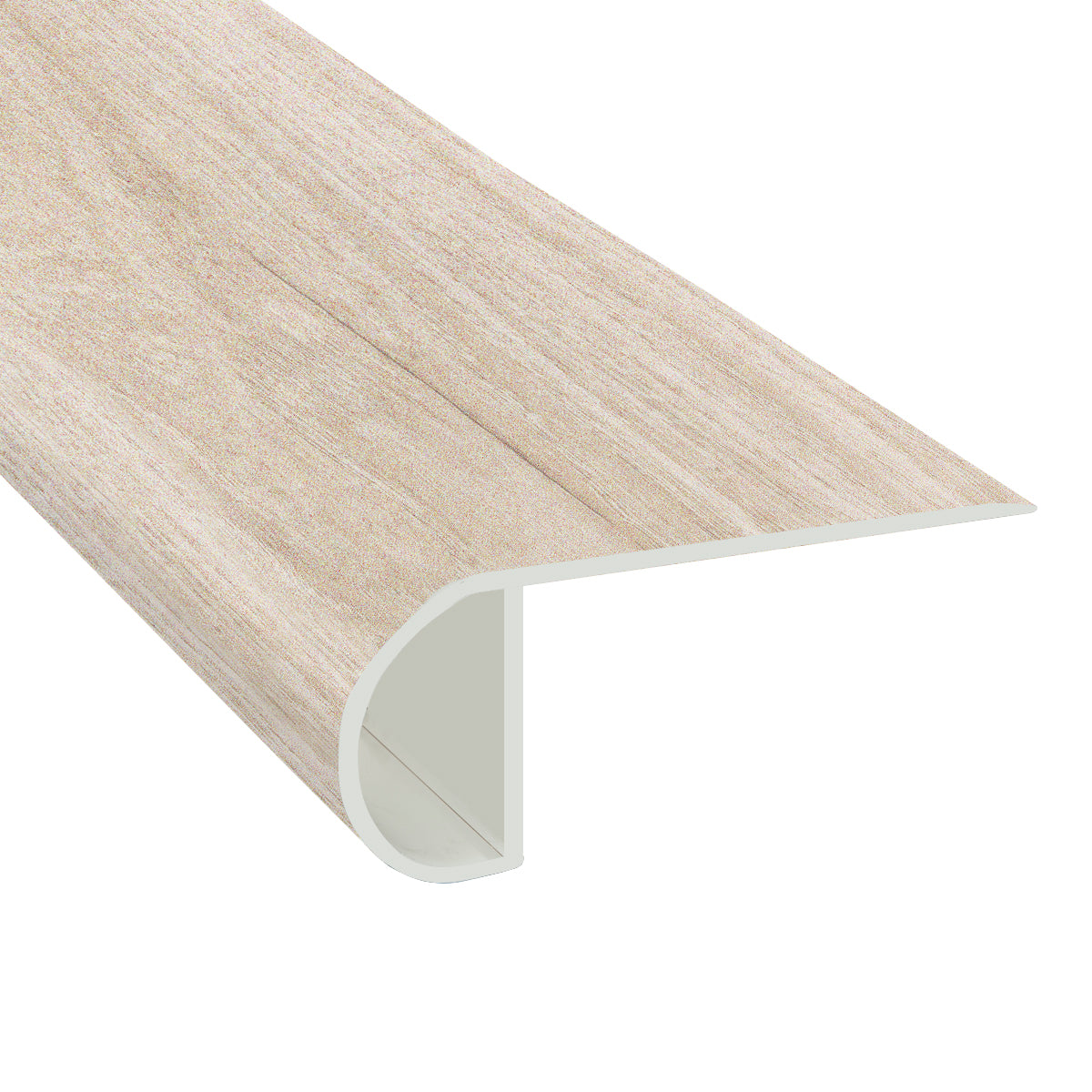 Ravello Oak Waterproof Vinyl 1 in. Thick x 2.23 in. Wide x 7.5 ft. Length Low Profile Stair Nose