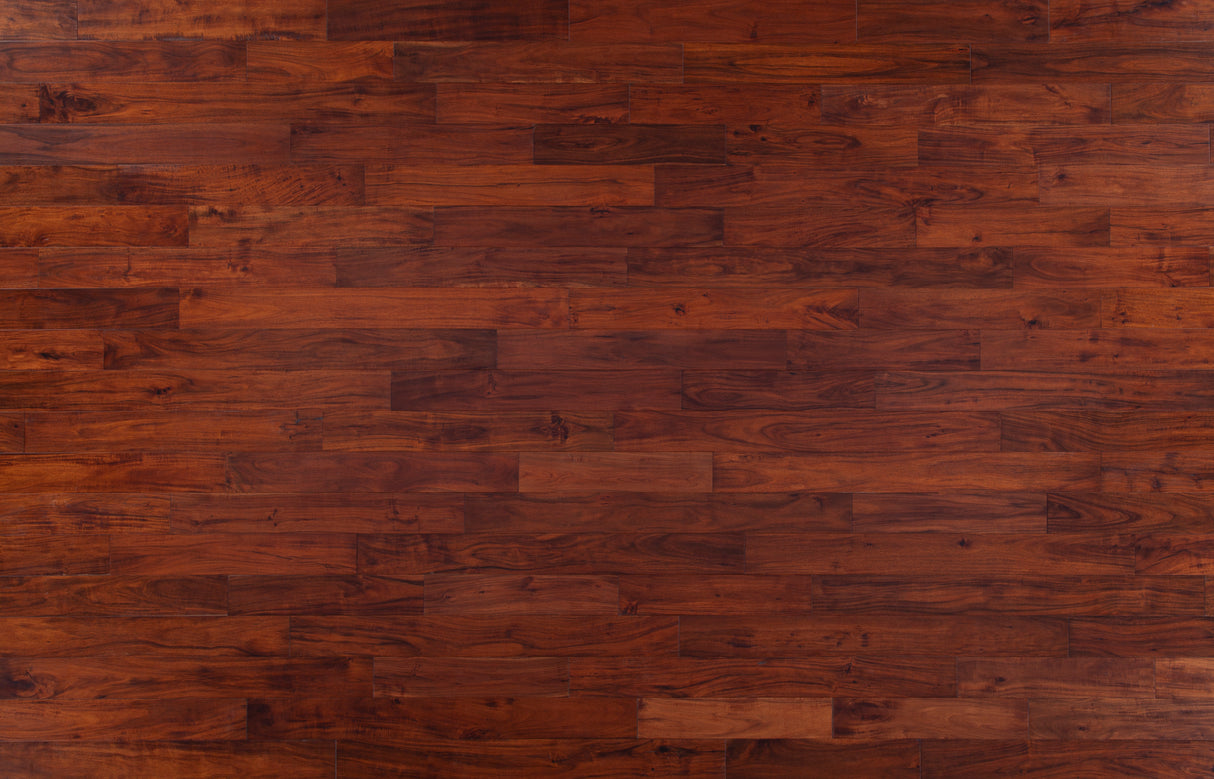 7/16 in. Ruby Acacia Distressed Engineered Hardwood Flooring - Sample