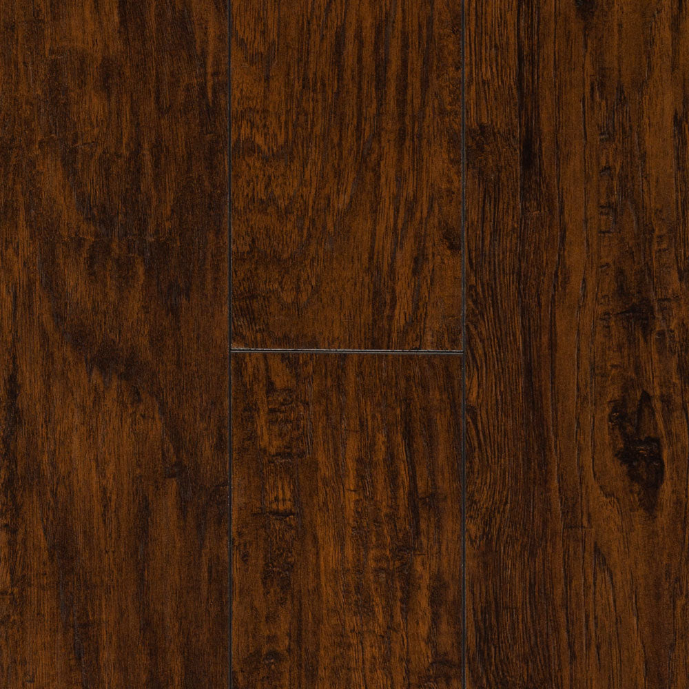 12mm Rustic Realm Hickory Water-Resistant Laminate Flooring 7.5 in. Width x 50.63 in. Length - Sample