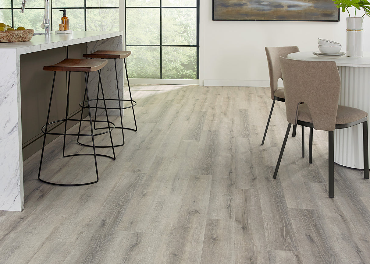 5mm w/pad Daydream Meadow Oak Waterproof Rigid Vinyl Plank Flooring 6 in. Wide x 48 in. Long