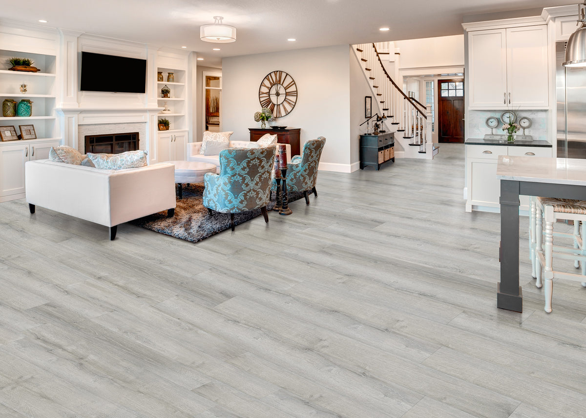 5mm w/pad Daydream Meadow Oak Waterproof Rigid Vinyl Plank Flooring 6 in. Wide x 48 in. Long