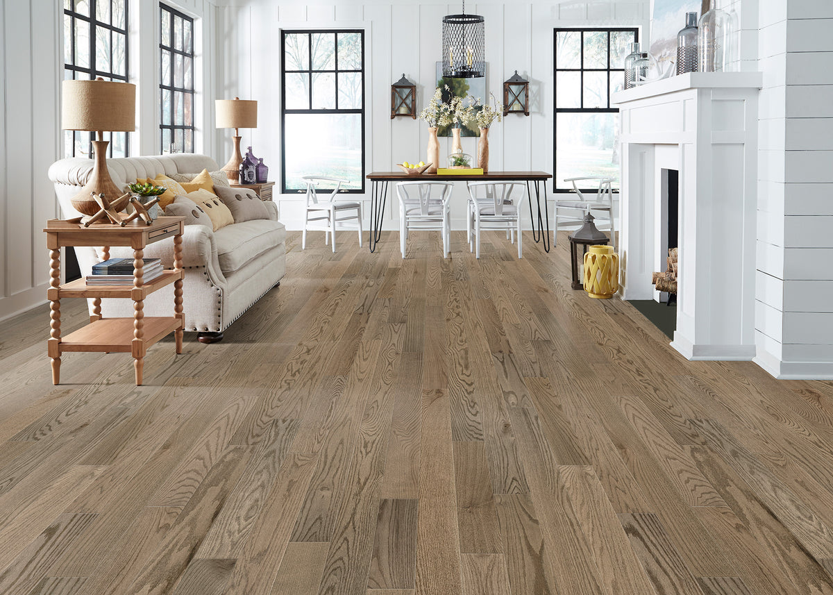 3/4 in. Acadia Oak Prefinished Solid Hardwood Flooring 4 in. Wide