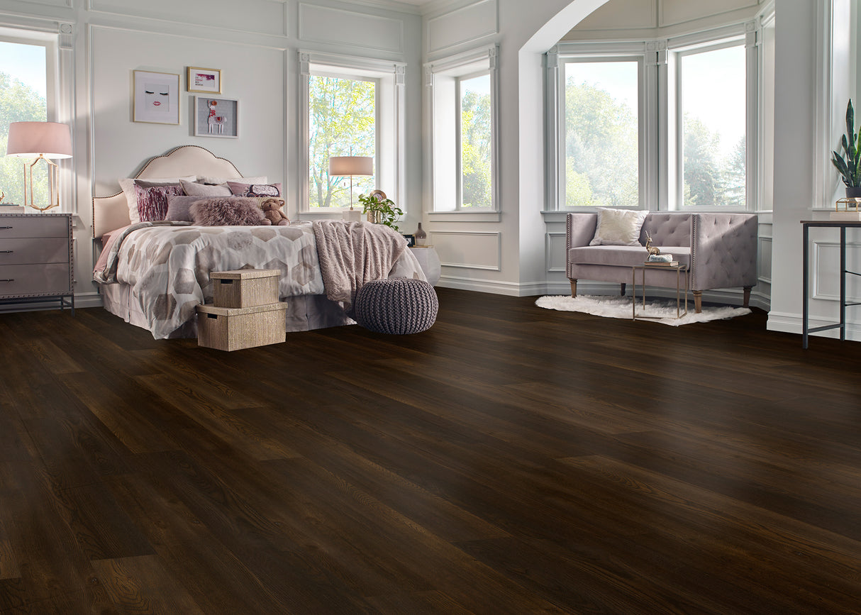 6mm w/pad Mt. Madison Oak Waterproof Rigid Vinyl Plank Flooring 7 in. Wide X 60 in. Long - Sample