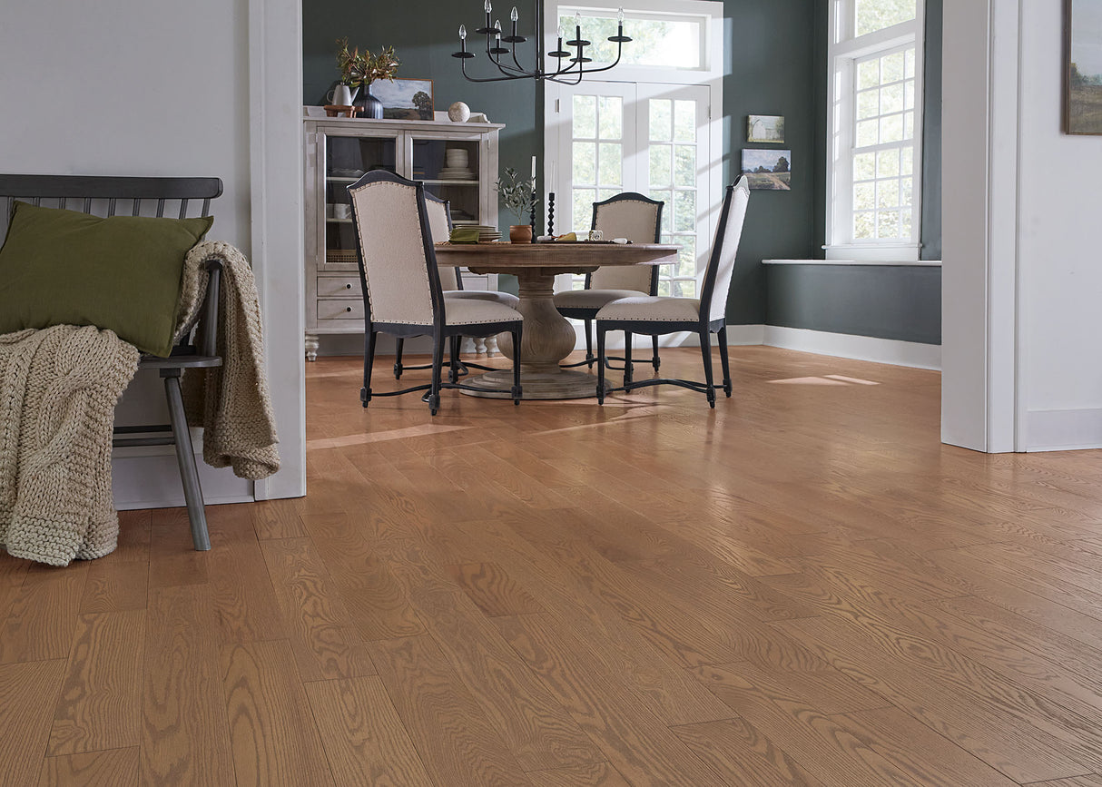 3/4 in. Lexington Oak Solid Hardwood Flooring 5 in. Wide - Sample