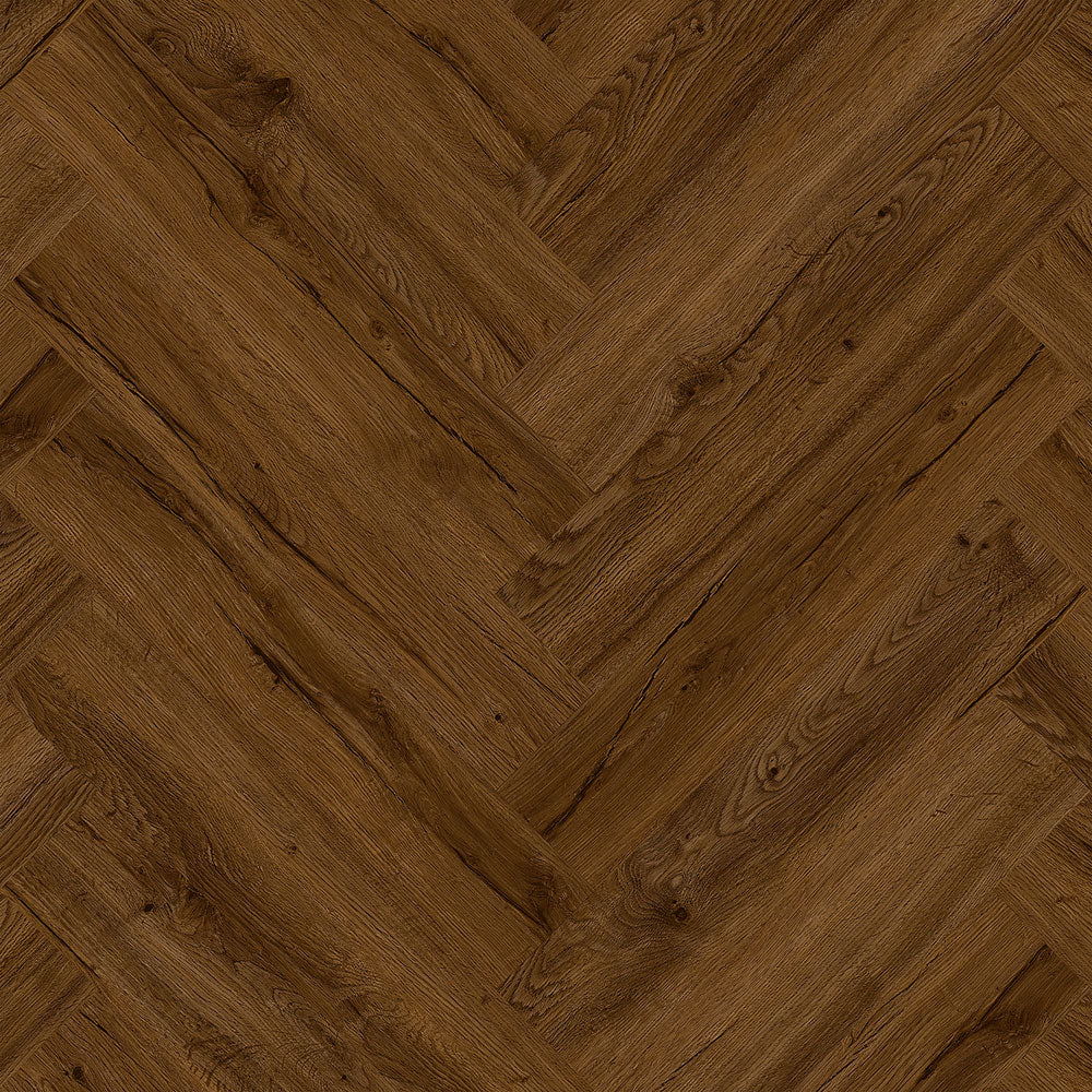 6mm w/pad Cambridge Hickory Waterproof Rigid Vinyl Plank Flooring 4.8 in. Wide X 24 in. Long