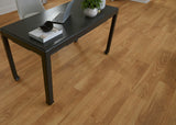 9mm w/pad Red Oak Water-Resistant Hybrid Resilient Flooring 7.56 in. Wide x 50.63 in. Long
