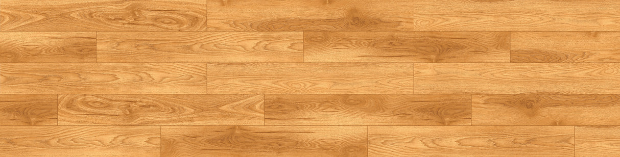 9mm w/pad Red Oak Water-Resistant Hybrid Resilient Flooring 7.56 in. Wide x 50.63 in. Long