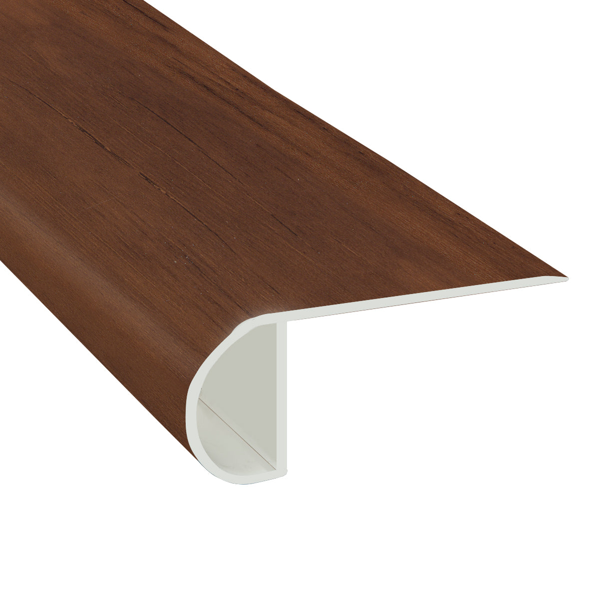 Prince County Knotty Oak Waterproof 2.25 in. Wide x 7.5 ft Length Low Profile Stair Nose