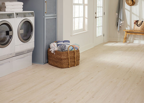 9mm w/pad Voyager Pine Water-Resistant Hybrid Resilient Flooring 7.56 in. W x 50.63 in. L - Sample