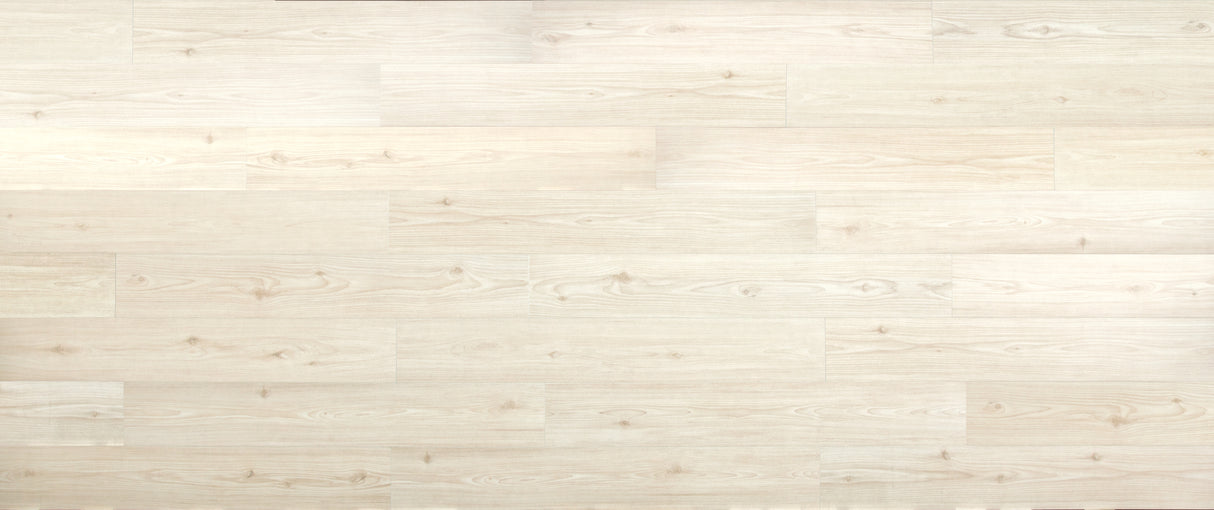 9mm w/pad Voyager Pine Water-Resistant Hybrid Resilient Flooring 7.56 in. W x 50.63 in. L - Sample
