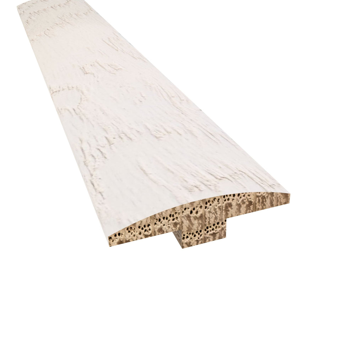 Prefinished Chelsea Chevron Hardwood 1/4 in. Thick x 2 in. Wide x 78 in. Length T-Molding