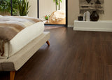 7mm w/pad Monroe Walnut Waterproof Rigid Vinyl Plank Flooring 9.56 in. Wide x 60 in. Long