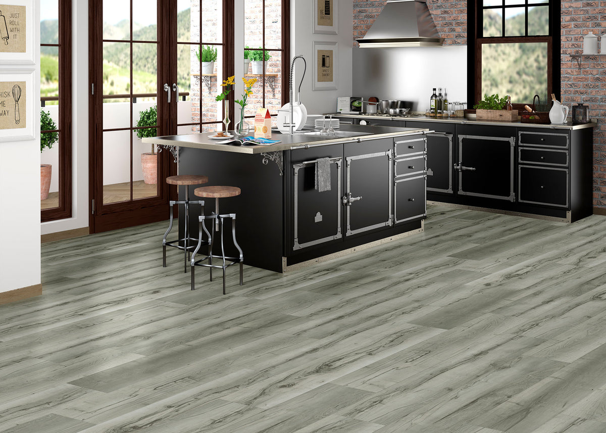 6mm w/pad Andes Maple Waterproof Rigid Vinyl Plank Flooring 7 in. Wide x 48 in. Long