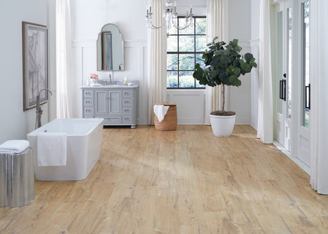 7mm w/pad Charleston Oak Waterproof Rigid Vinyl Plank Flooring 9.56 in. Wide x 60 in. Long