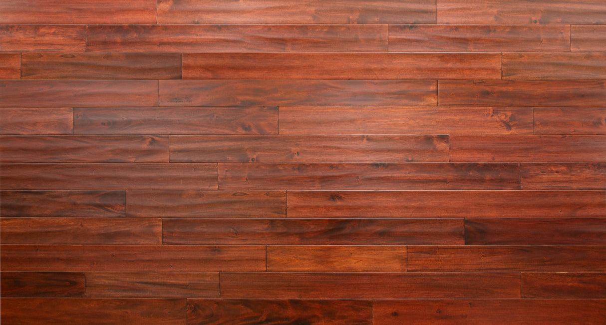 3/4 in. Jasper Mahogany Solid Hardwood Flooring 4.75 in. Wide - Sample