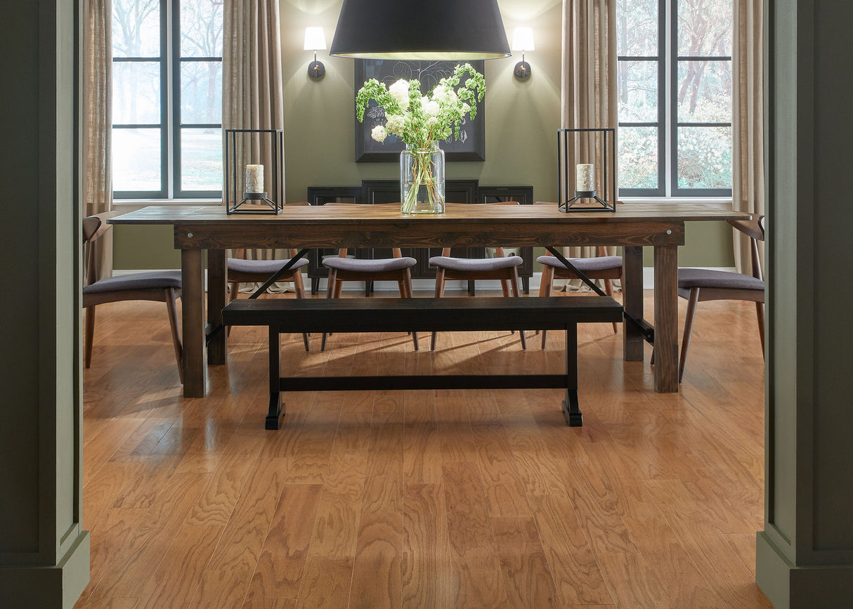 3/8 in. Butterscotch Oak Prefinished Engineered Hardwood Flooring 5 in. Wide