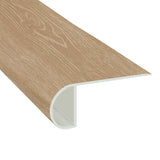 Lake Lager Oak Hybrid Resilient Waterproof 2.25 in wide x 7.5 ft Length Low Profile Stair Nose