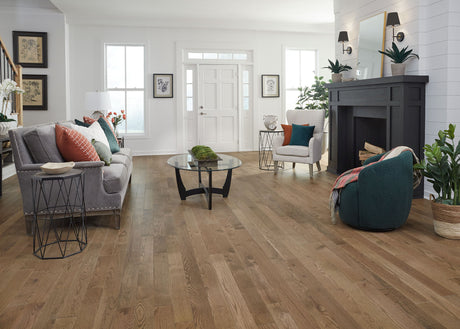 3/4 in. Polar Summit Oak Prefinished Solid Hardwood Flooring 4 in. Wide
