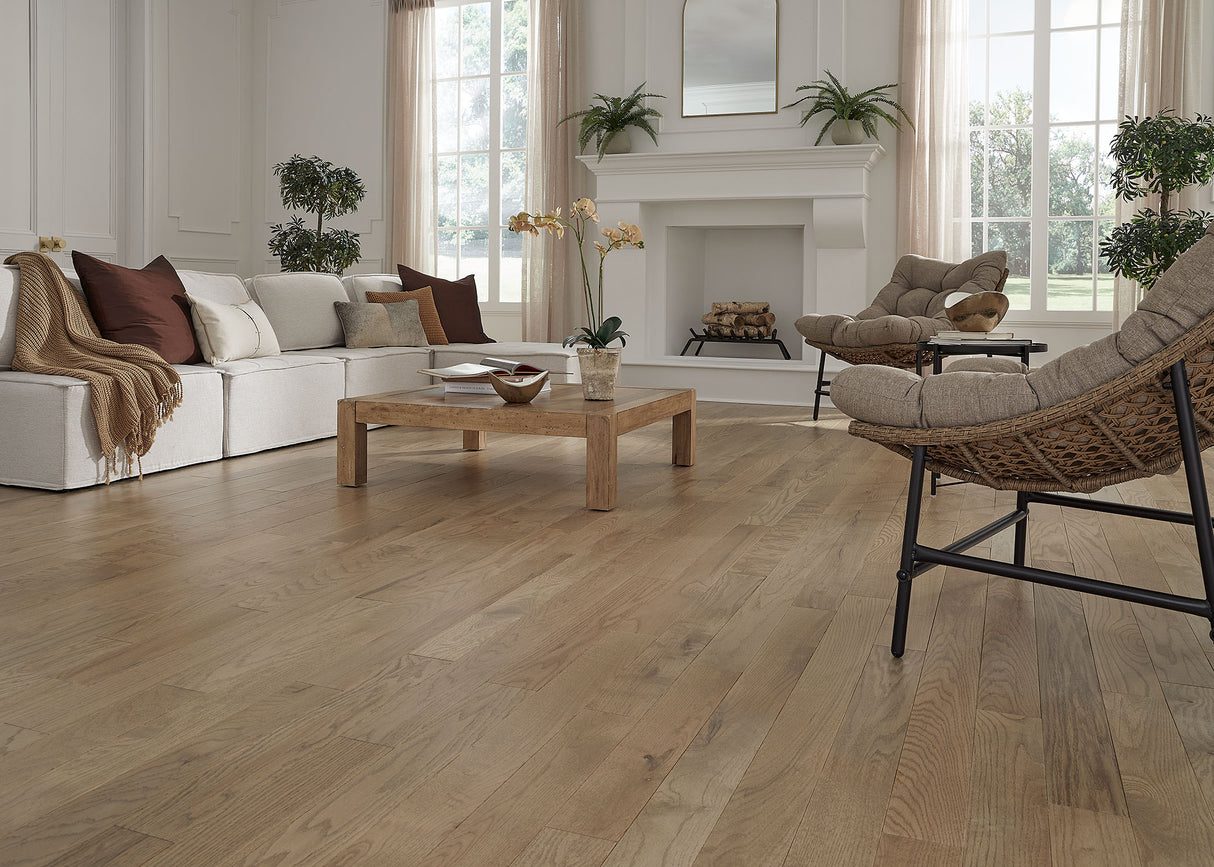 3/4 in. Winter Seaport Oak Solid Hardwood Flooring 4 in. Wide â€“ Sample