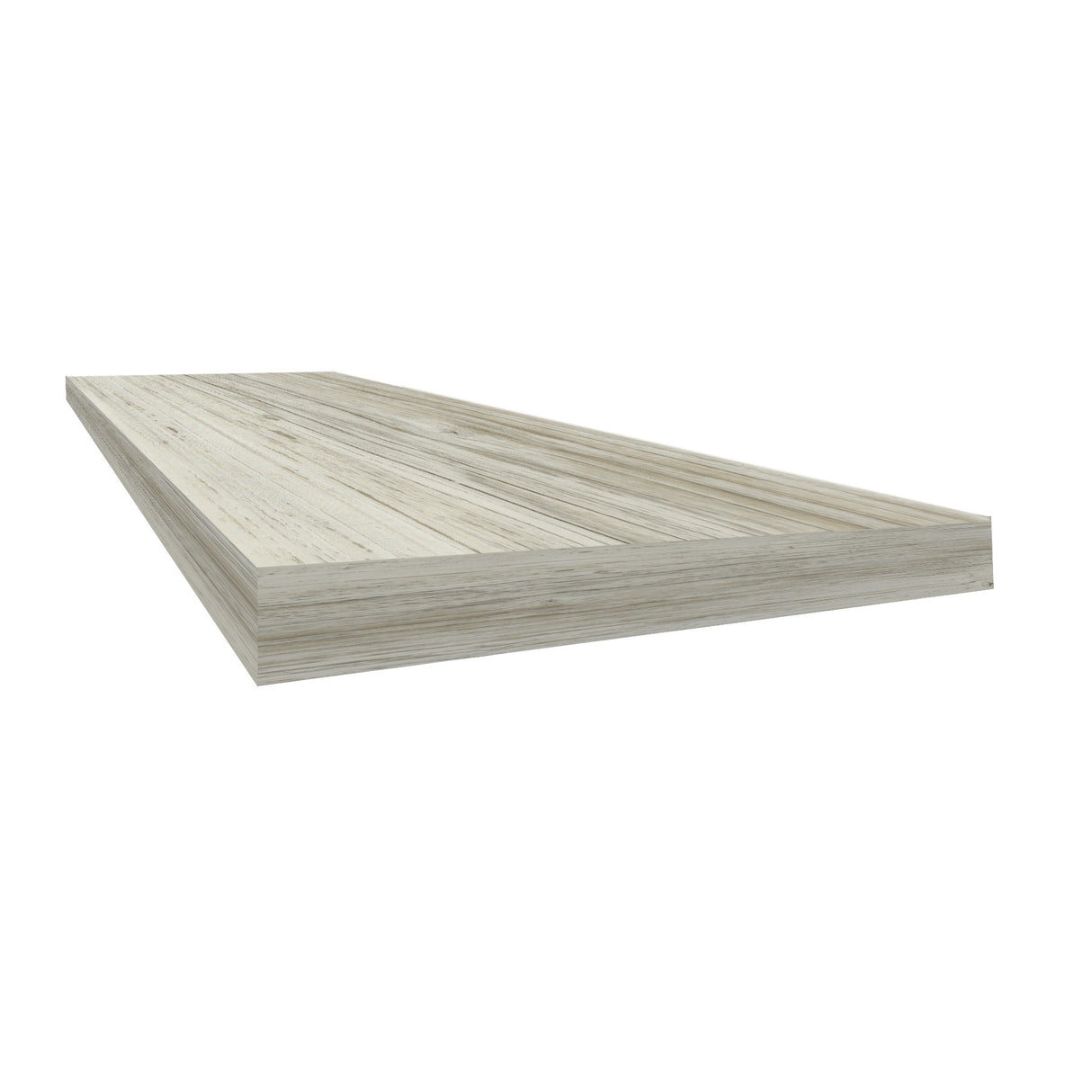 CoreLuxe Grizzly Bay Oak 48" Square Retrofit Tread with Return